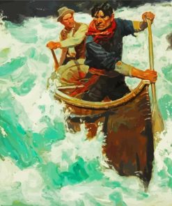 River Rafting paint by numbers