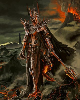 Sauron Art paint by numbers