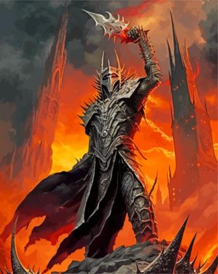 Sauron The Lord Of Rings Paint By Numbers - Numeral Paint Kit