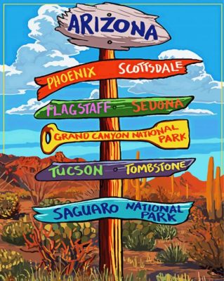 Scottsdale Illustration paint by numbers