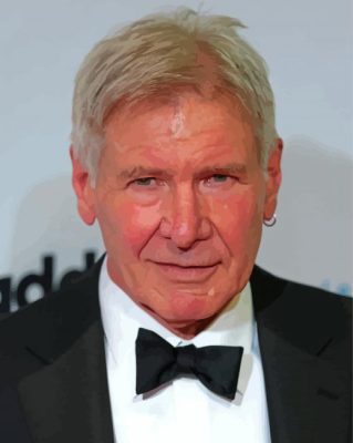 The Actor Harrison Ford paint by numbers