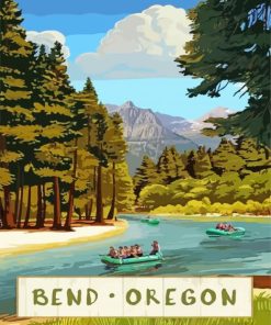 Aesthetic Rafting paint by numbers