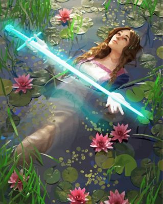 Lady Of The Lake paint by numbersess