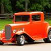 Orange 32 Chevy paint by numbers