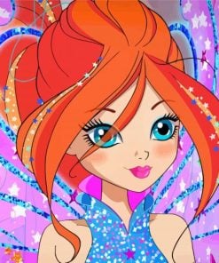 Bloom Winx Club paint by numbers