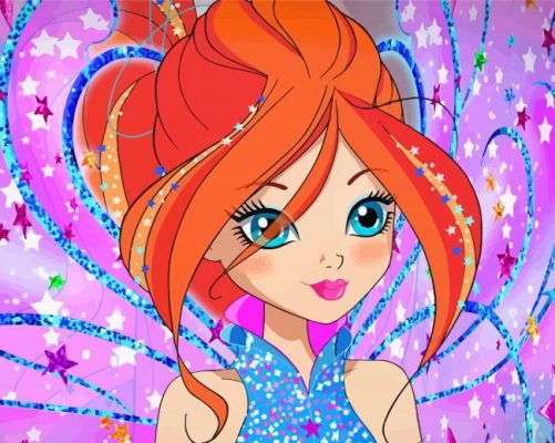 Bloom Winx Club paint by numbers