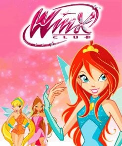 Winx Club Poster paint by numbers