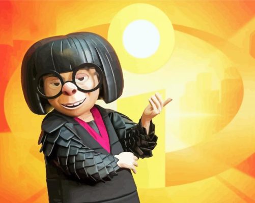 Aesthetic Edna Mode paint by numbers