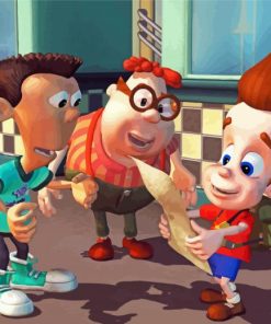 Aesthetic Jimmy Neutron paint by numbers