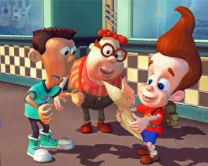 Aesthetic Jimmy Neutron paint by numbers