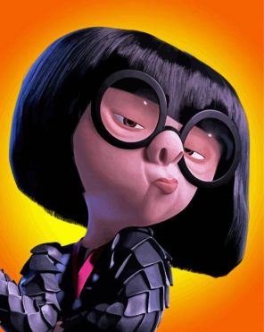 Edna Mode paint by numbers