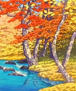 Herfst In Oirase Hasui Kawase paint by numbers