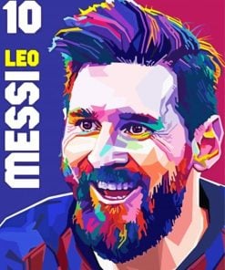 Messi Pop Art paint by numbers