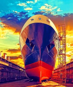 Shipyard paint by numbers