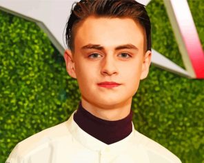 Actor Jaeden Martell paint by numbers