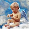 Adorable Angel Baby paint by numbers