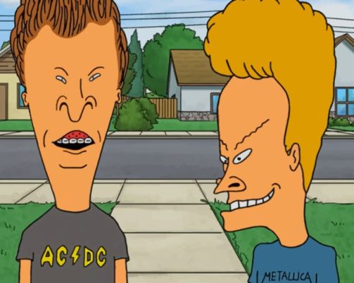 Beavis And Butthead Close paint by numbersUp 