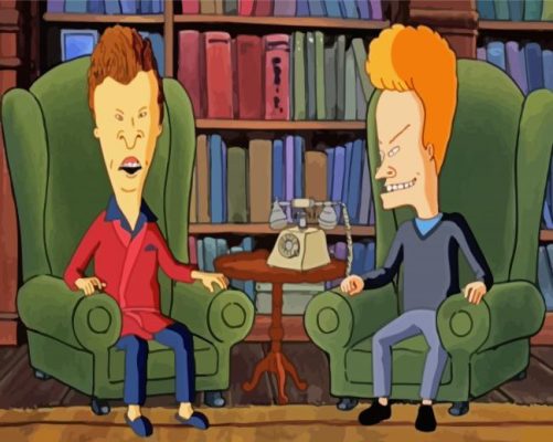 Beavis And Butthead paint by numbers