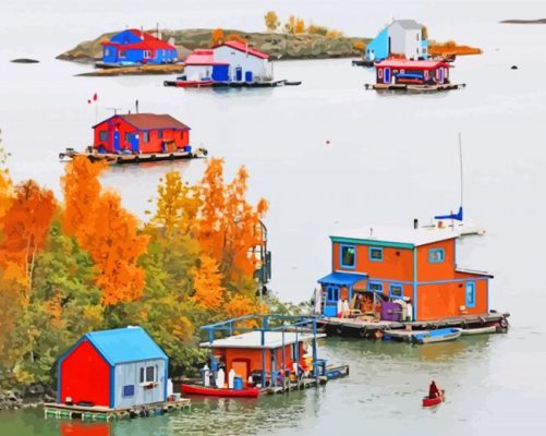 Canada YellowKnife paint by numbers
