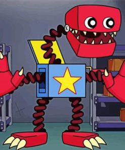 Aesthetic Boxy Boo paint by numbers