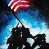 Iwo Jima paint by numbers