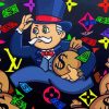 Mr Monopoly Art paint by numbers