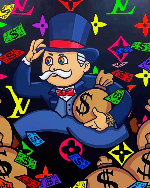 Mr. Monopoly Painting