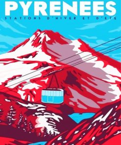 Pyrenees Poster paint by numbers