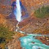 Takakkaw Falls paint by numbers