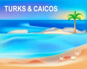 Turks And Caicos Islands paint by numbers