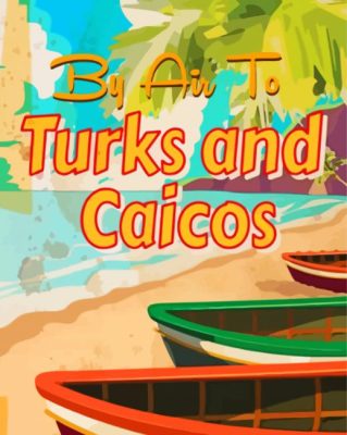 Turks And Caicos Islands Poster  paint by numbers