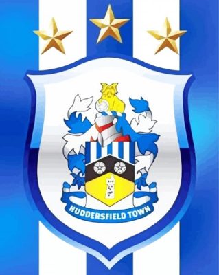 Aesthetic Huddersfield Town Logo paint by numbers