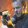 Aesthetic Jack Bauer paint by numbers