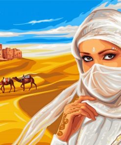 Arab Woman paint by numbers