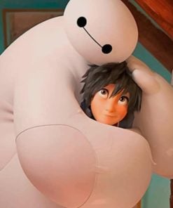 Baymax And Hamada paint by numbers