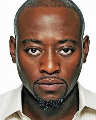 The Actor Omar Epps paint by numbers