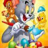 Tom And Jerry Cartoon paint by numbers