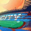 Etihad Stadium Illustration paint by numbers