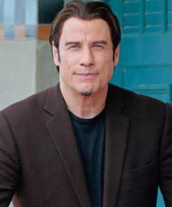 Hollywood Star John Travolta paint by numbers