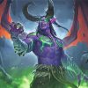 Scary Illidan Stormrage Character paint by numbers
