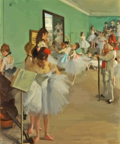 The dance class paint by numbers