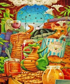 Everything Better With Chocolate Chips On It paint by numbers