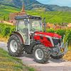Massey Ferguson Tractor paint by numbers