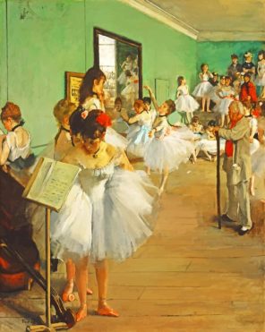 The dance class paint by numbers