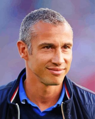 The Football Coach Henrik Larsson paint by numbers