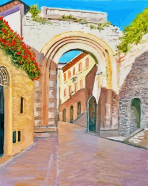 Italy Assisi paint by numbers