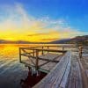 Penticton Sunrise Scenery paint by numbers