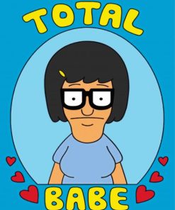 Tina Belcher Illustration paint by numbers