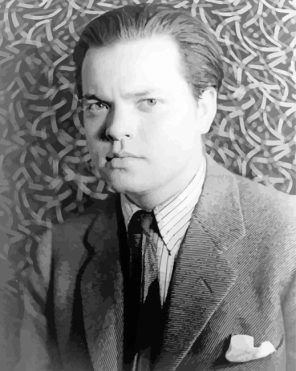 The Actor Orson Welles paint by numbers