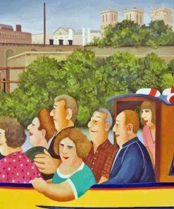 People On Boats paint by numbers